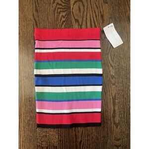 American Threads Women's Multi Color Body Con mini Skirt Size M NWT